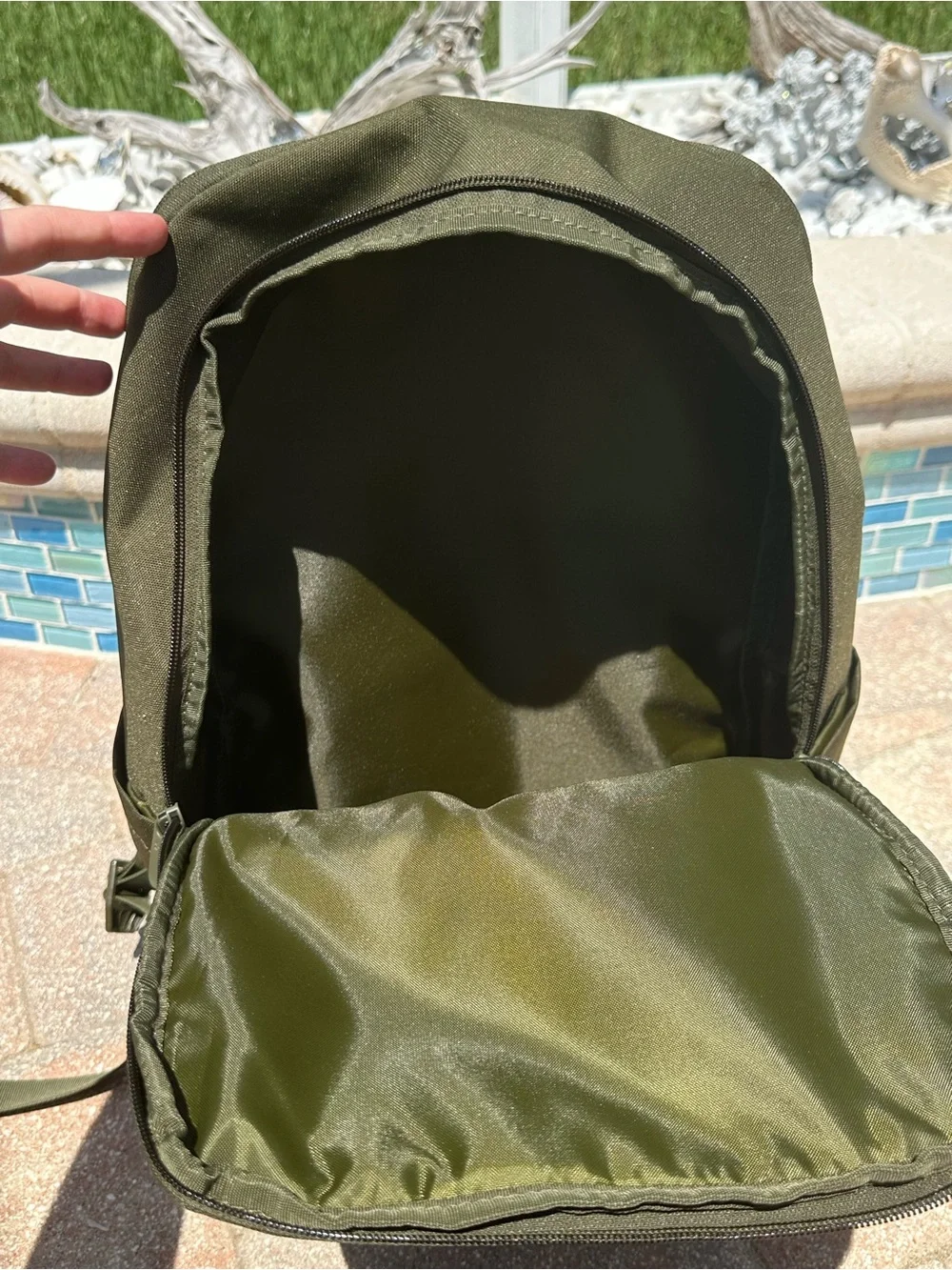 Under Armour Backpack (Olive Green) Never Used
